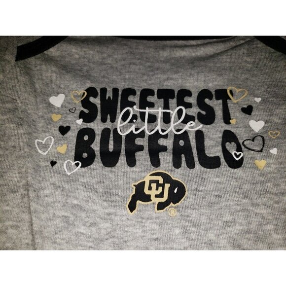 Nwt Colorado Buffalo Baby Girl Size 3-6mo Set Of 3 Bodysuit One-Piece Outfits - Picture 6 of 10